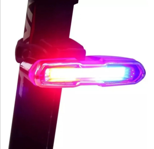Lámpara Trasera Para Bicicleta 3 Colores - Image 4