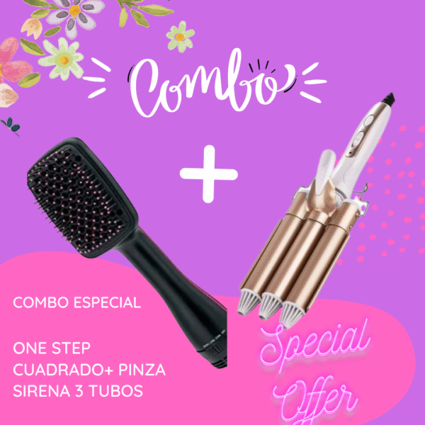 COMBO ONE STEP CUADRAO + PINZA SIRENA