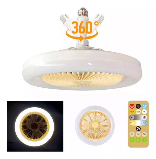 Luz Ventilador Colgante Multifuncion