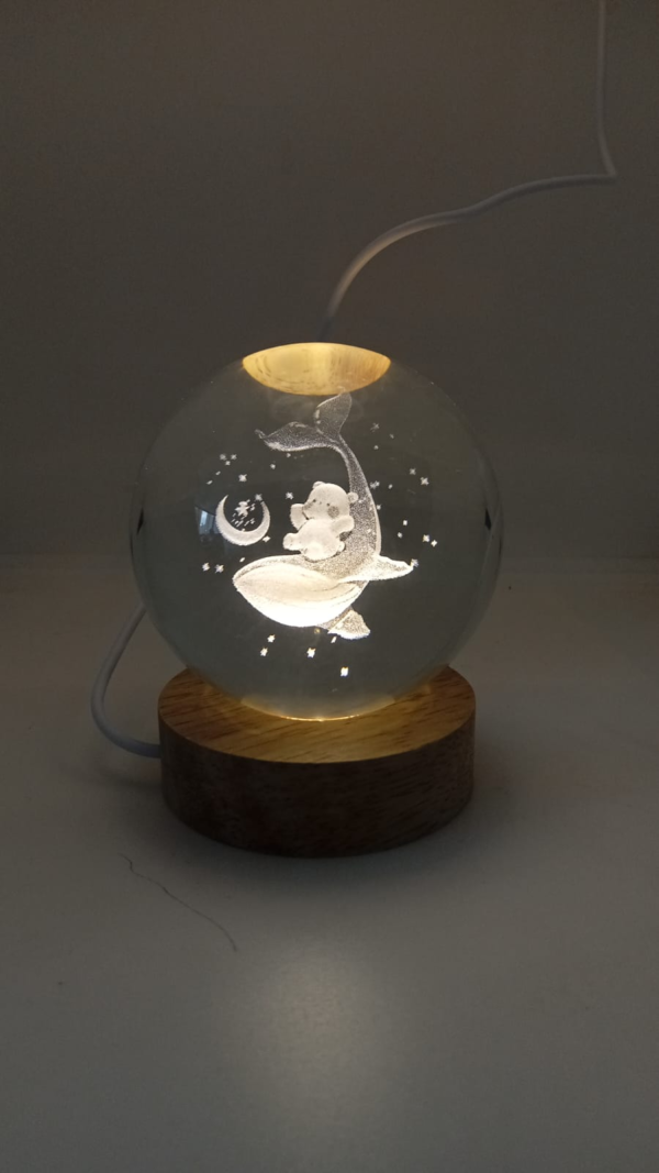 lampara esfera cristal 3D - Image 15