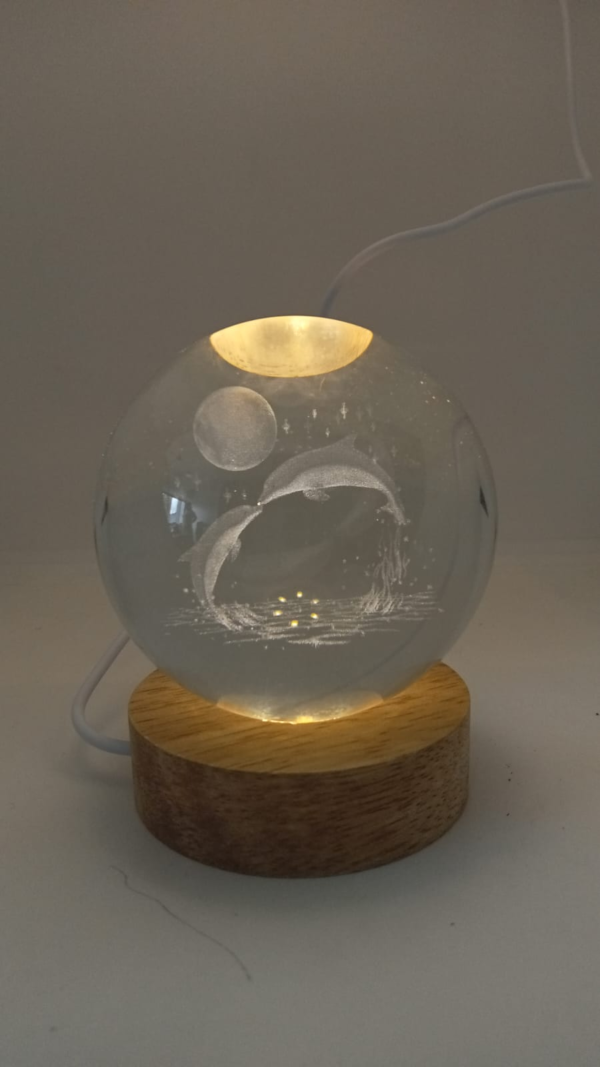 lampara esfera cristal 3D - Image 13