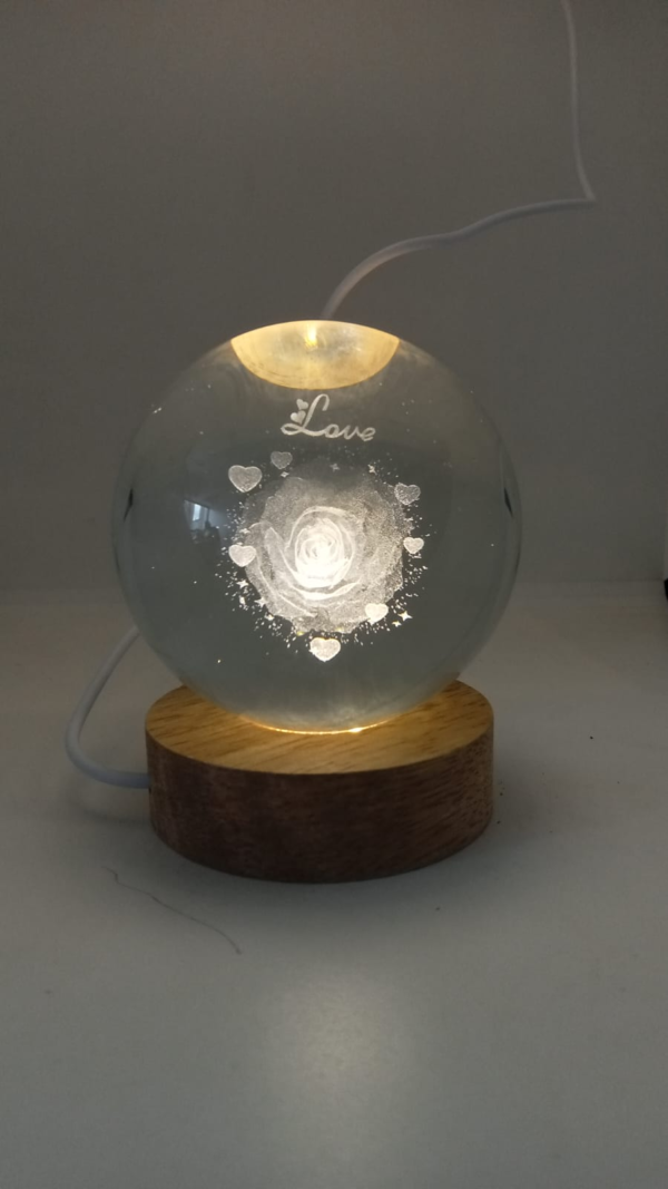 lampara esfera cristal 3D - Image 12
