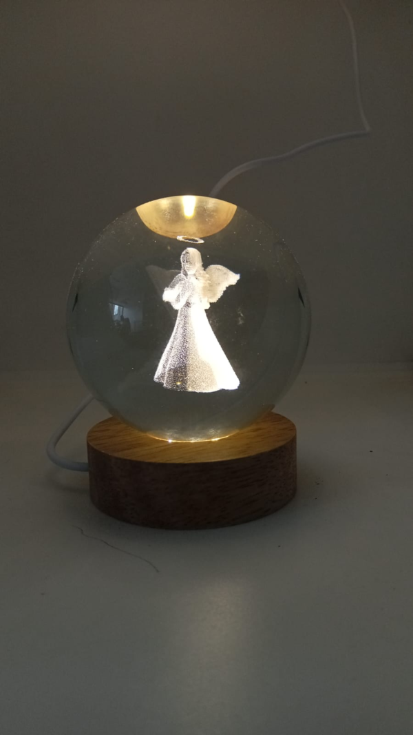 lampara esfera cristal 3D - Image 9