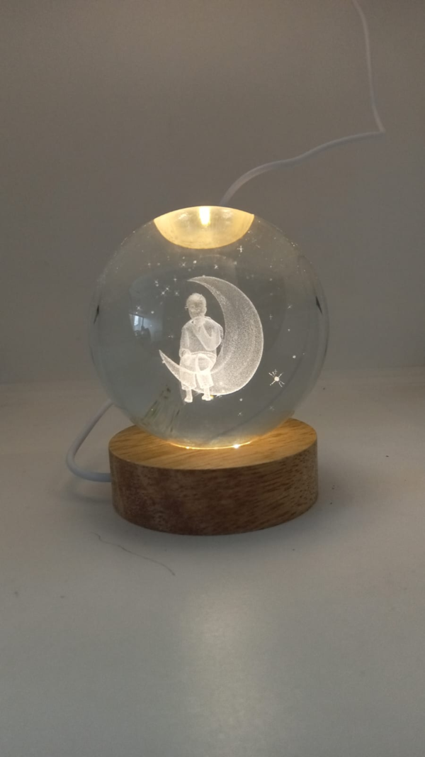 lampara esfera cristal 3D - Image 7