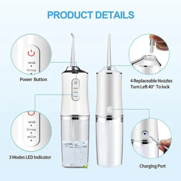 Irrigador Oral Dental Recargable - Image 5