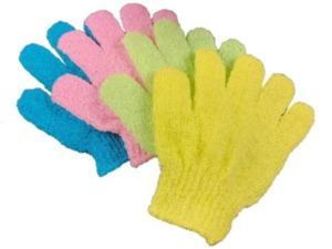 Guante exfoliante baño de spa
