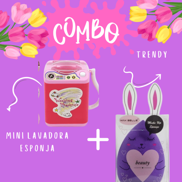COMBO MINI LAVADORA ESPONJA+BLENDER