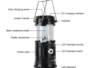 Lámpara linterna Solar - Sh-5800t